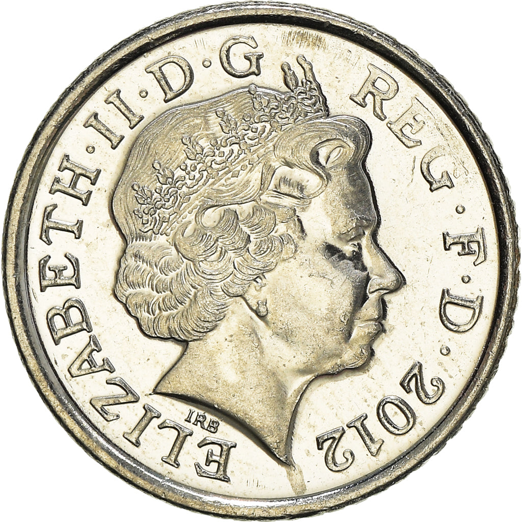 Moeda, Grã-Bretanha, 5 Pence, 2012