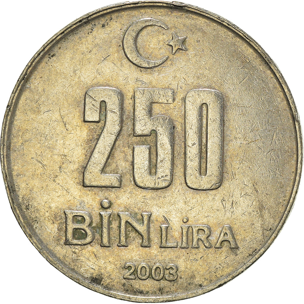 Moneta, Turchia, 250000 Lira, 2003