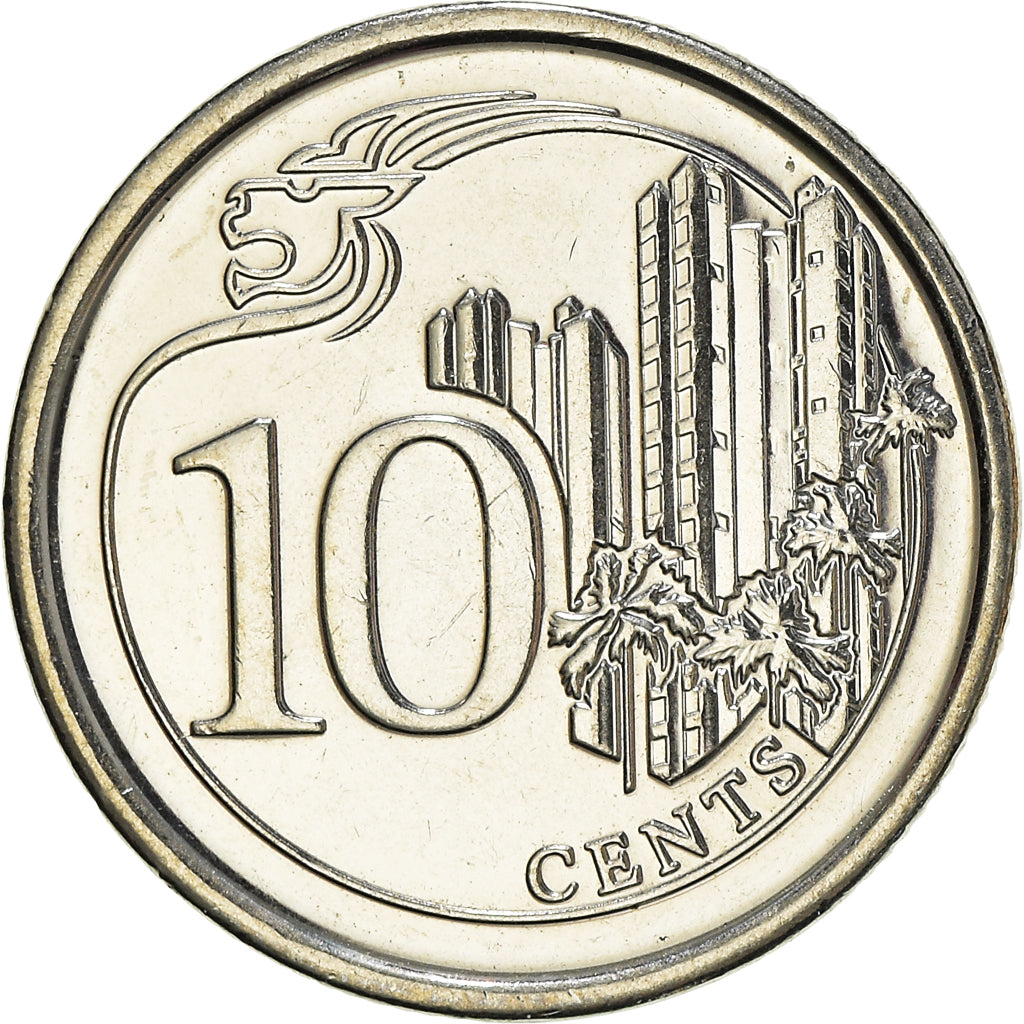 Moneta, Singapore, 10 Cents, 2013