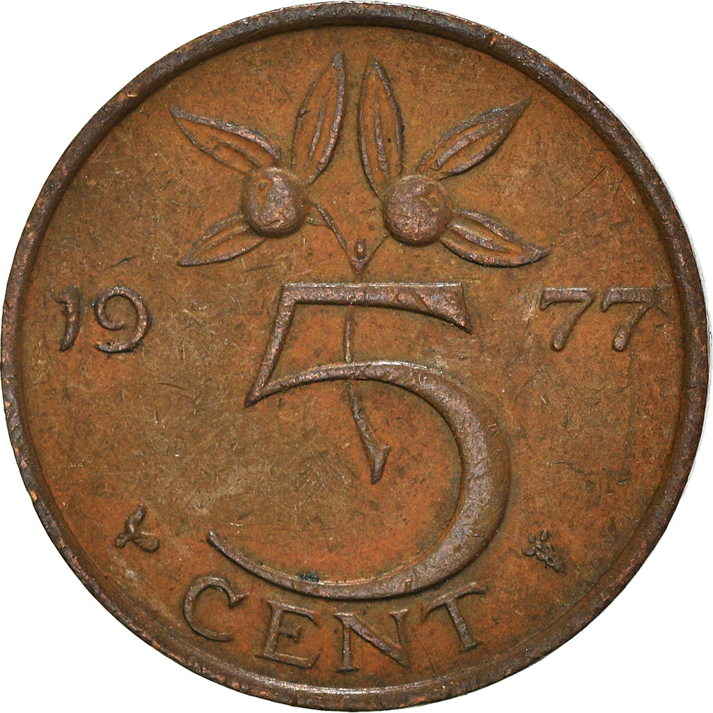 Moneta, Paesi Bassi, 5 Cents, 1977