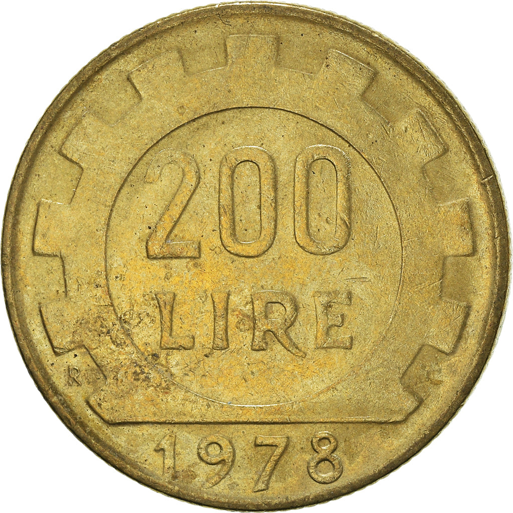 Munten, Italië, 200 Lire, 1978