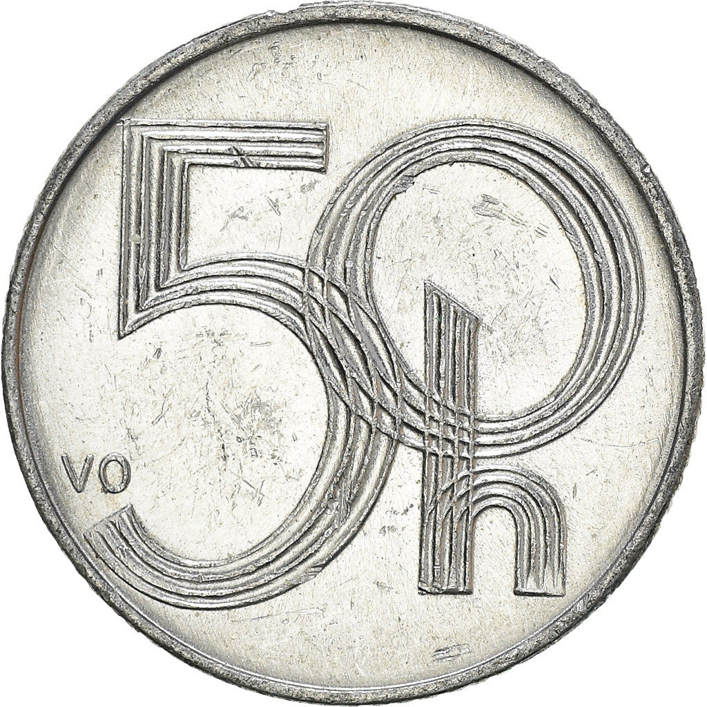 Moneta, Czechy, 50 Haleru, 2007