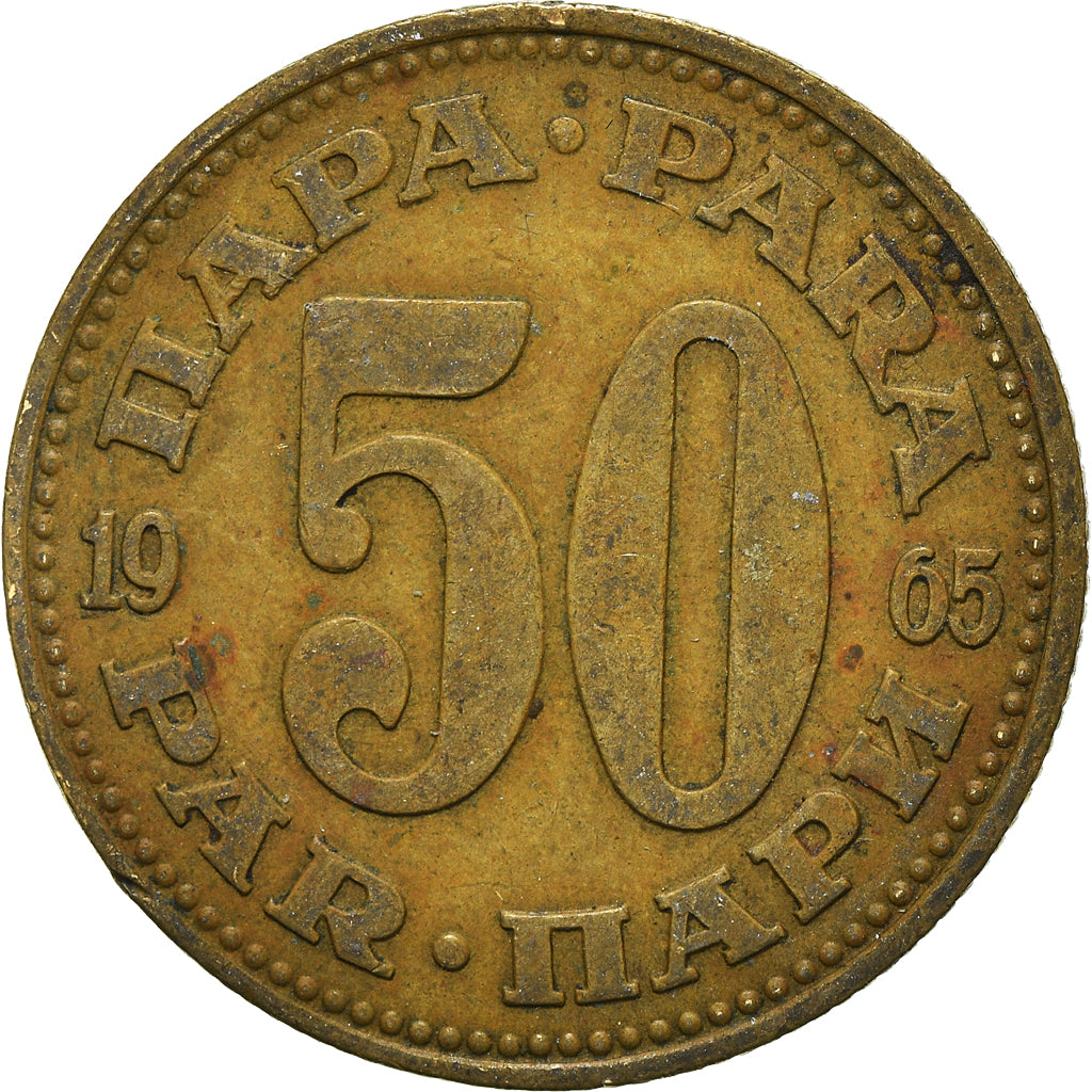 Moneta, Iugoslavia, 50 Para, 1965