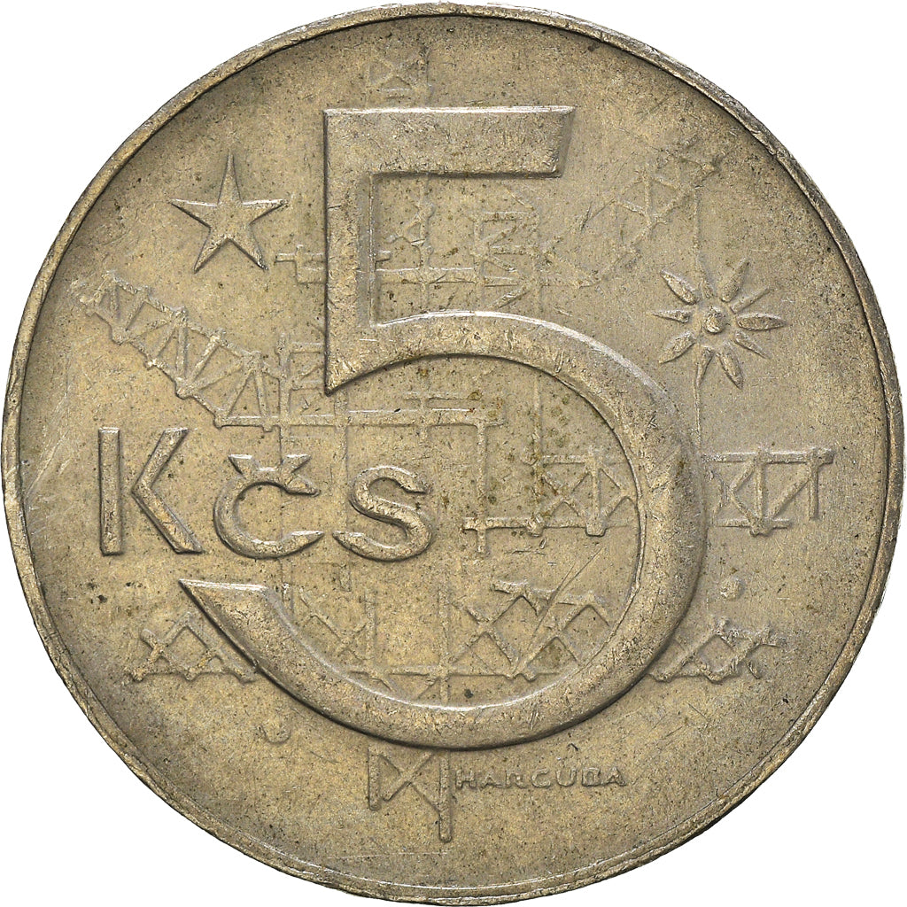Moneta, Cecoslovacchia, 5 Korun, 1979