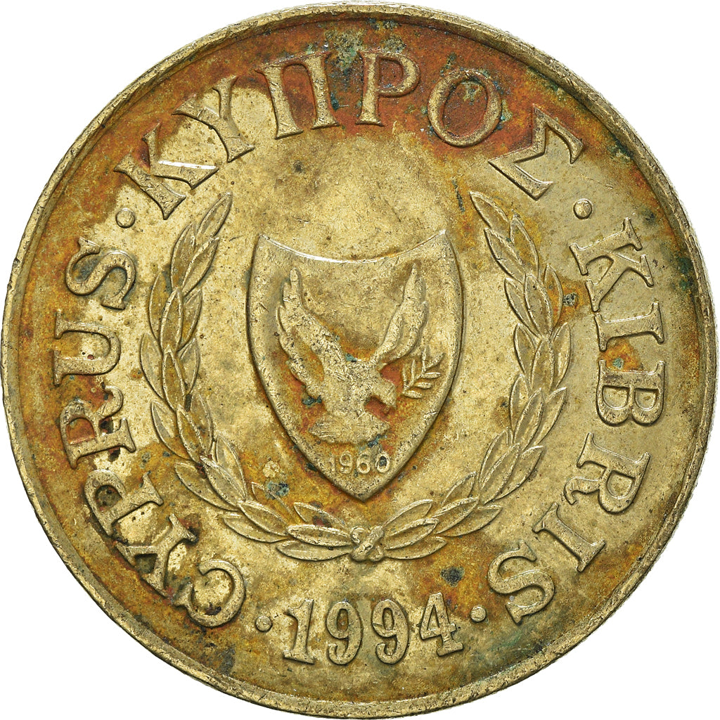 Coin, Cyprus, 20 Cents, 1994