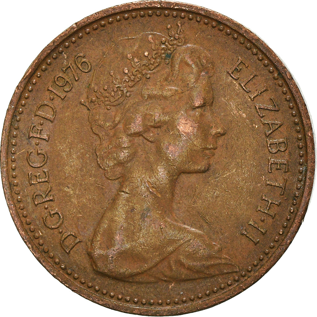 Moneta, Gran Bretagna, New Penny, 1976