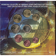 Portugal, Euro Set of 8 coins, 2002