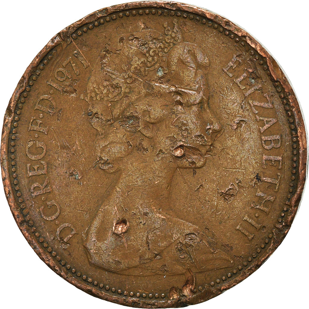 Moneta, Wielka Brytania, 2 New Pence, 1971