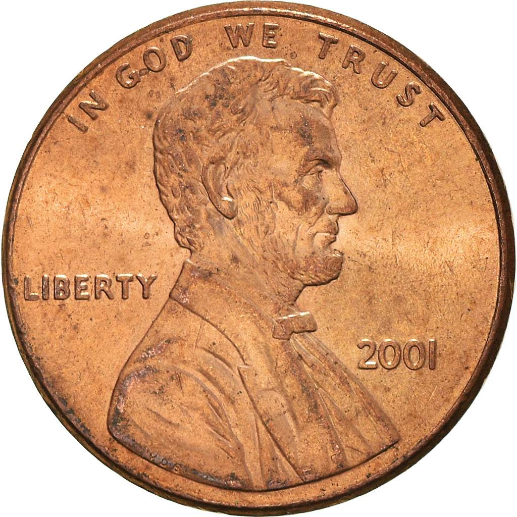 Münze, Vereinigte Staaten, Cent, 2001