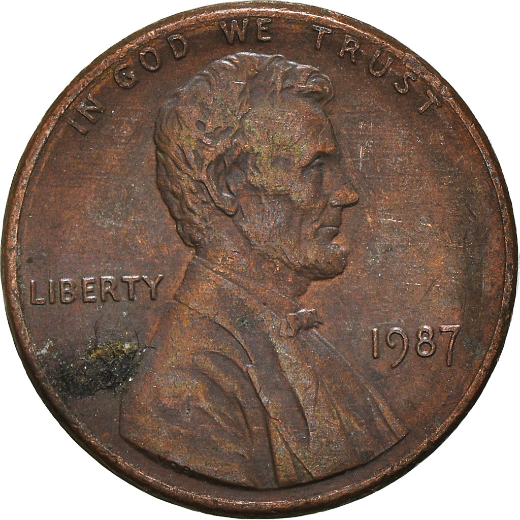 Münze, Vereinigte Staaten, Cent, 1987