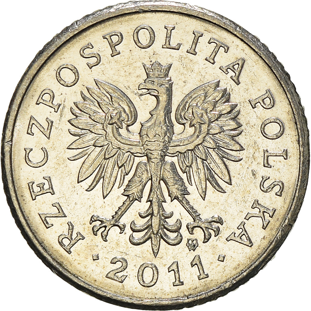 Moneta, Polonia, 10 Groszy, 2011