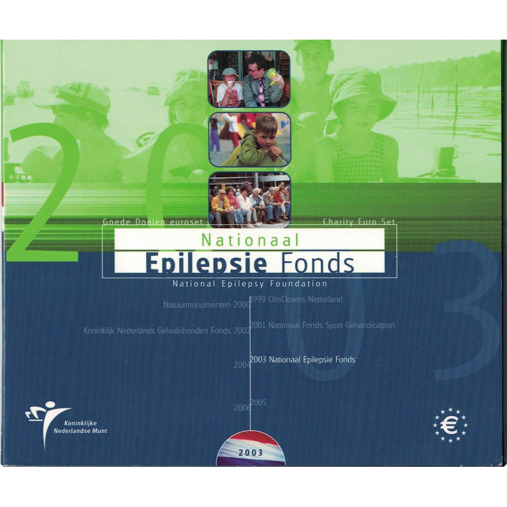 Netherlands, Euro Set of 8 coins, 2003