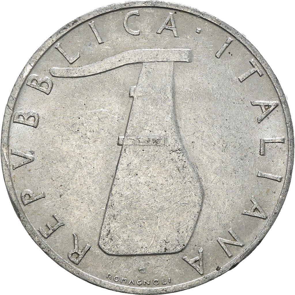 Munten, Italië, 5 Lire, 1954