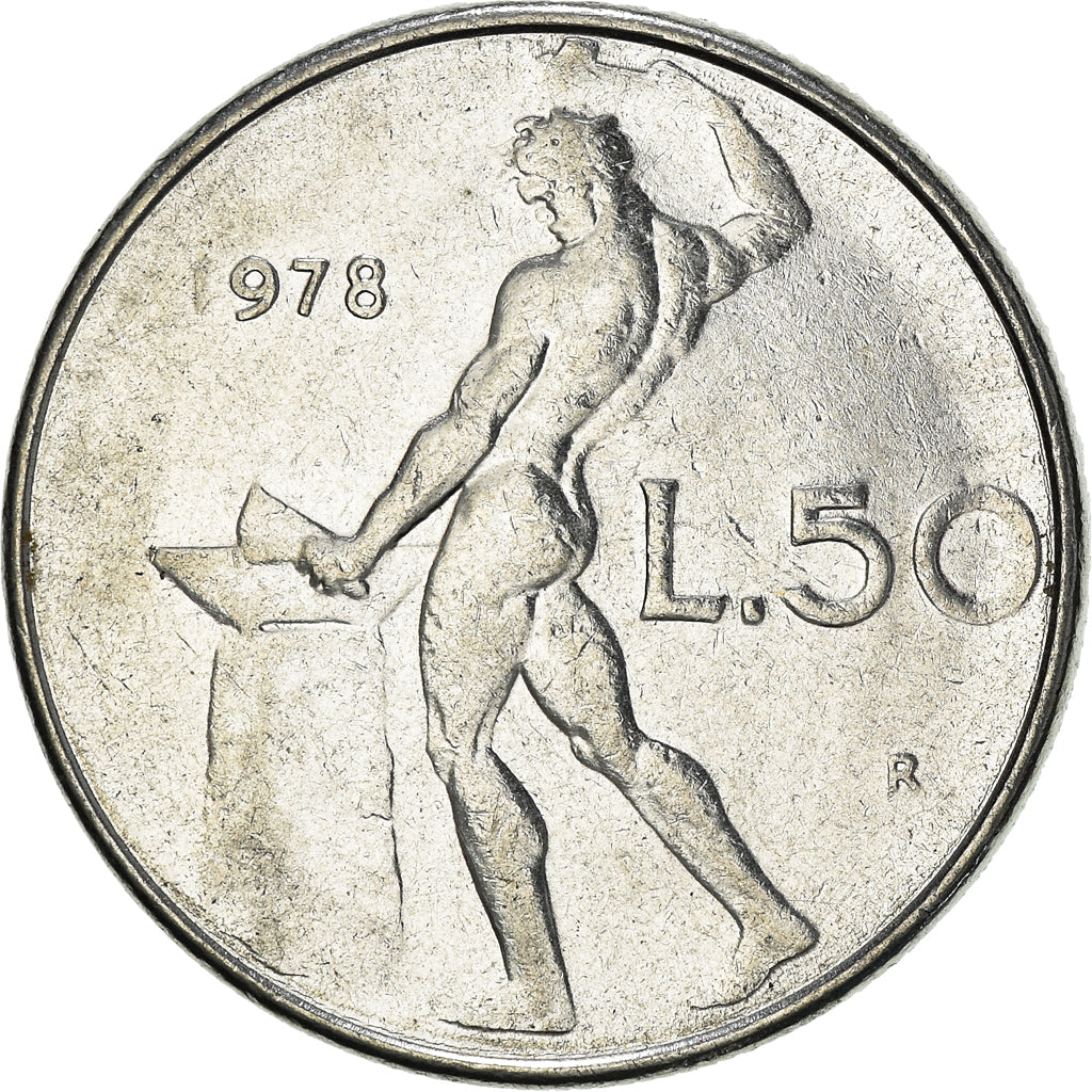 Munten, Italië, 50 Lire, 1978