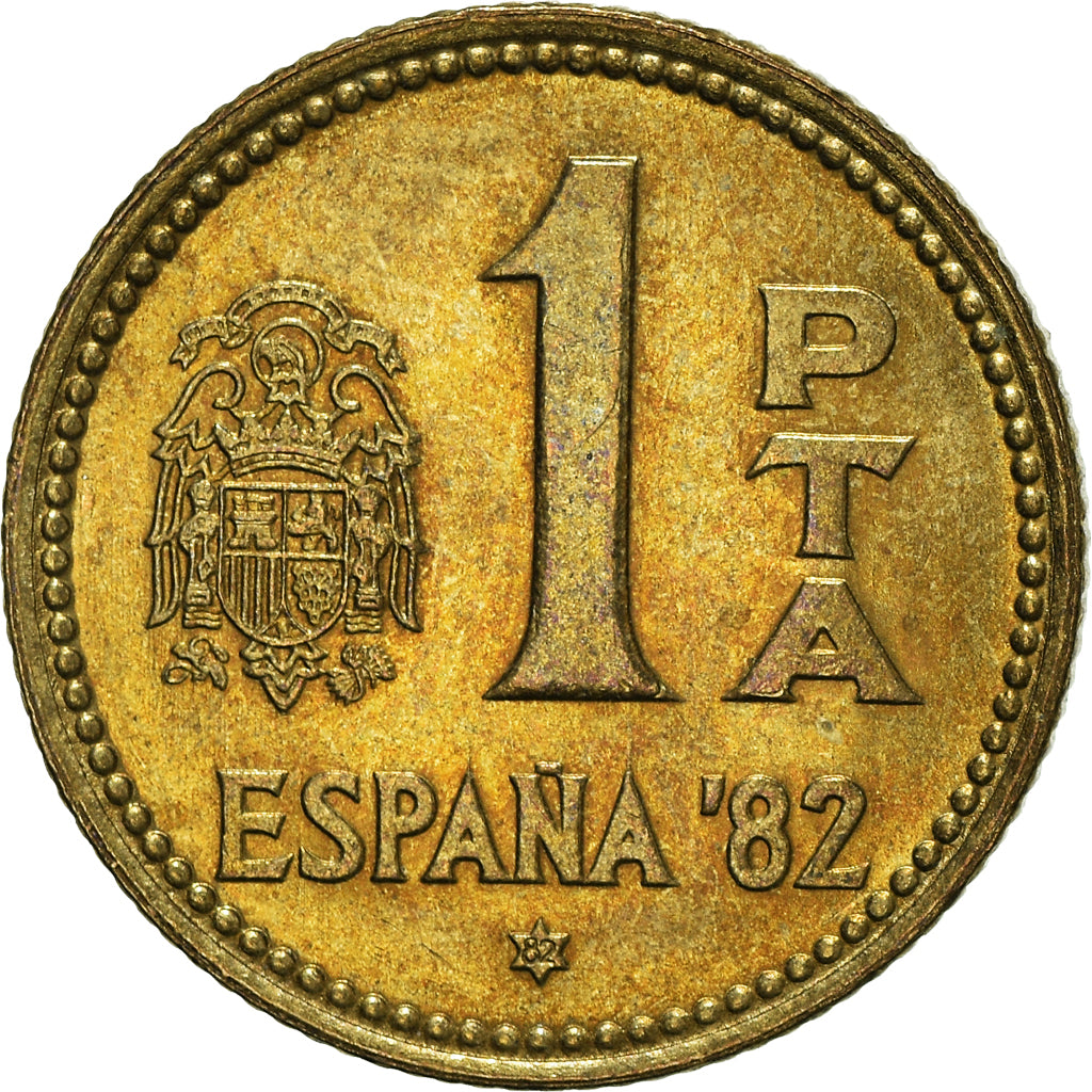 Münze, Spanien, Peseta, 1982