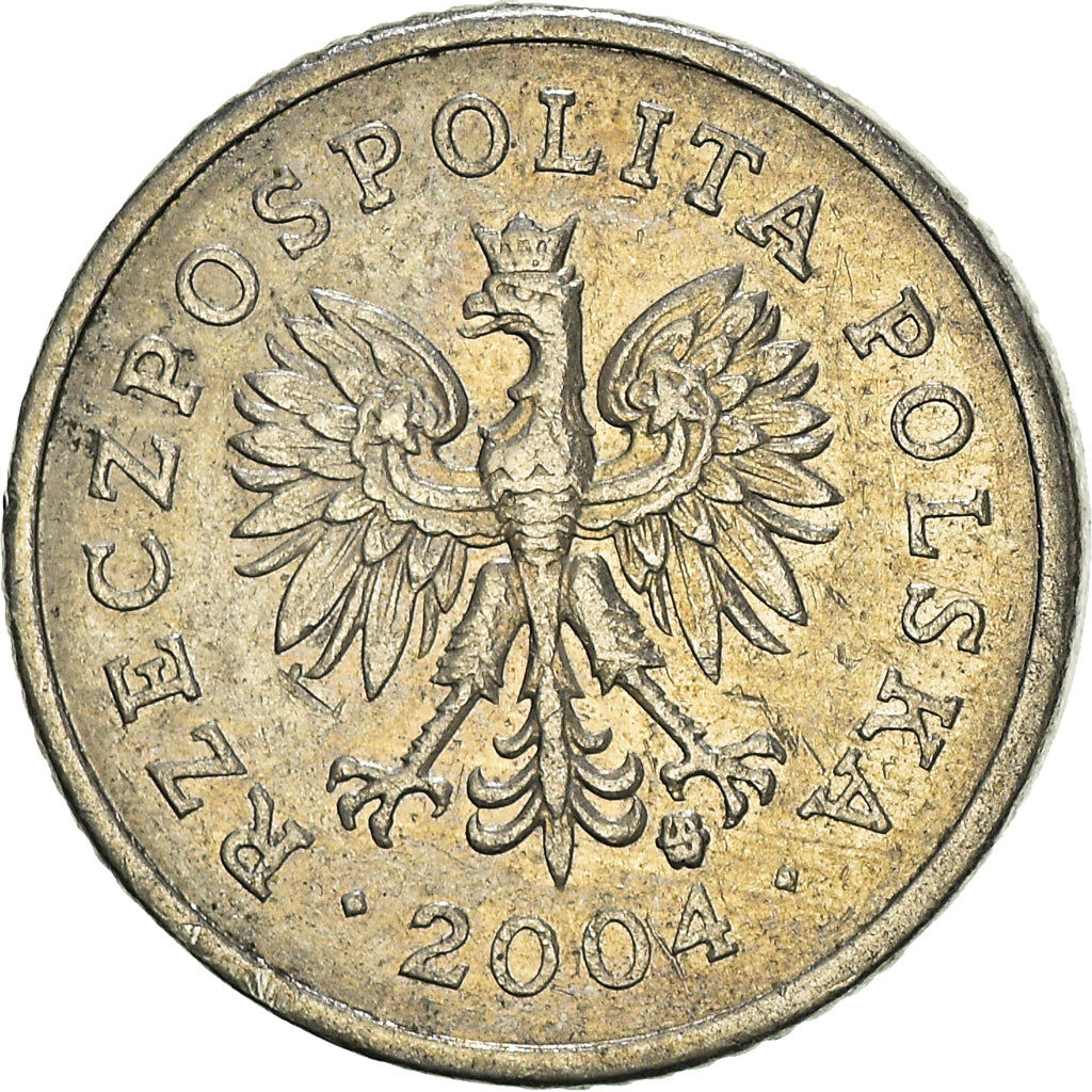 Monnaie, Pologne, 10 Groszy, 2004