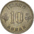 Coin, Iceland, 10 Aurar, 1966