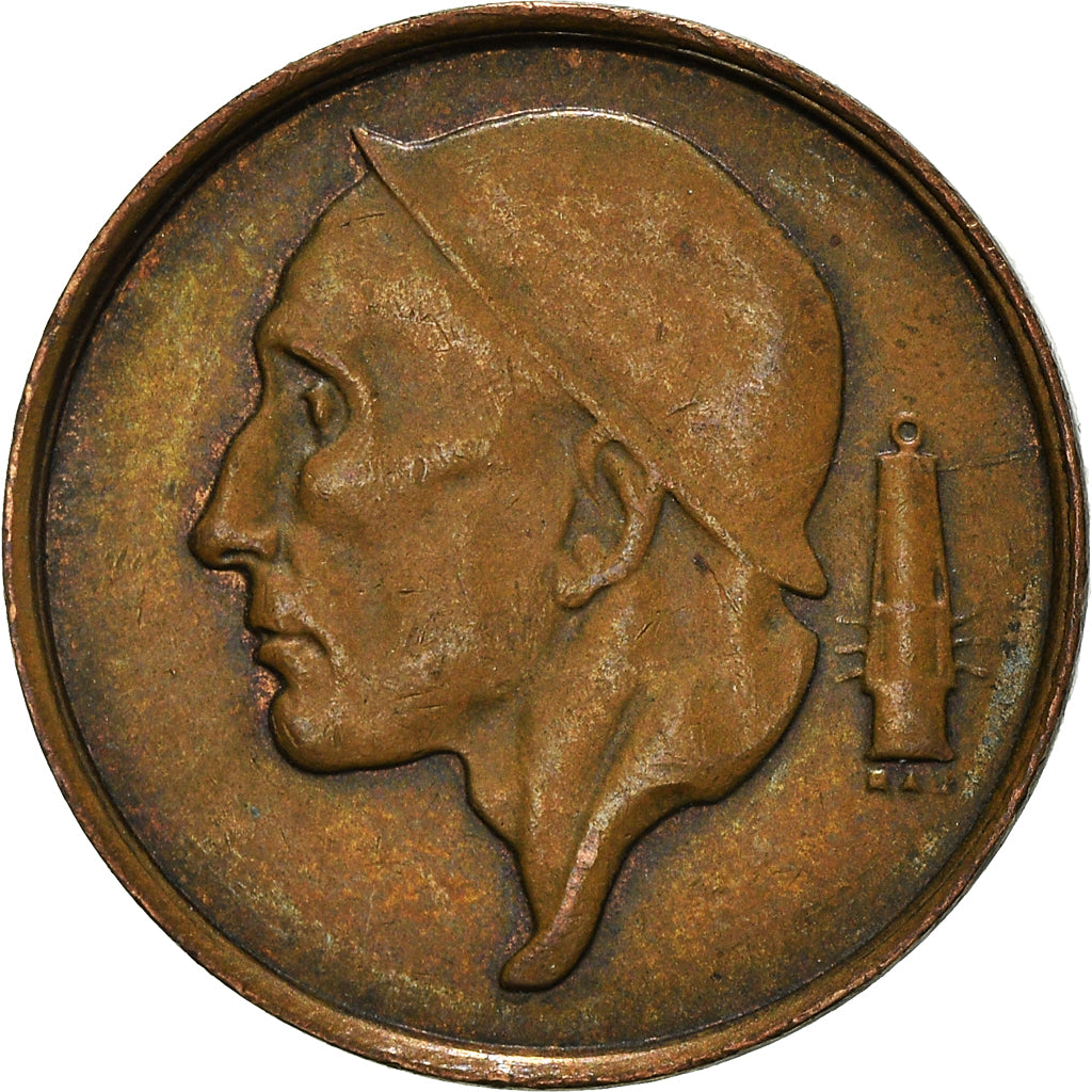 Münze, Belgien, 50 Centimes, 1980