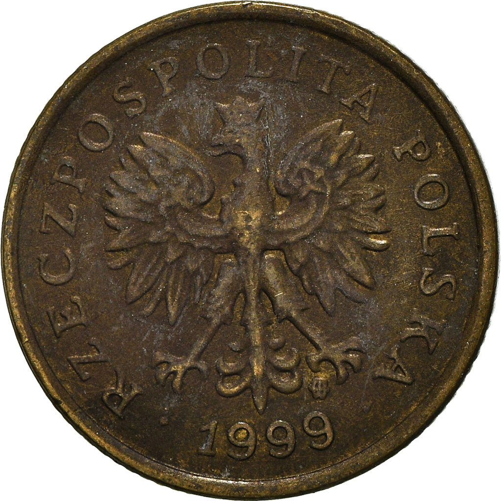 Moneta, Polonia, 5 Groszy, 1999