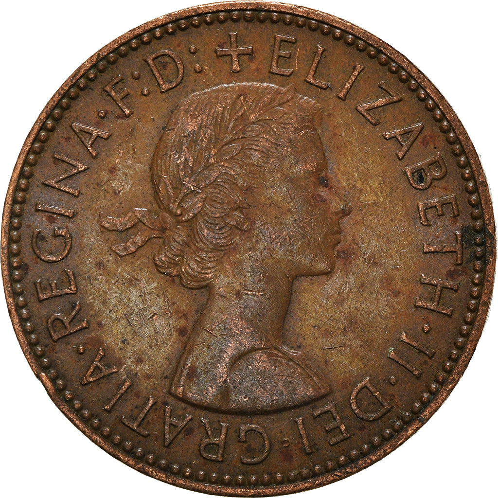 Moneta, Wielka Brytania, 1/2 Penny, 1966