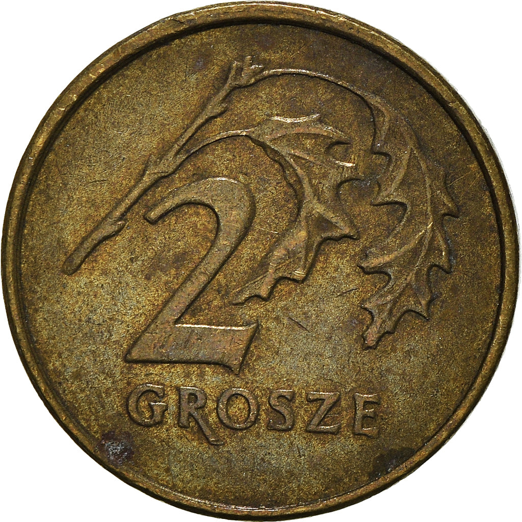 Moneta, Polska, 2 Grosze, 1998