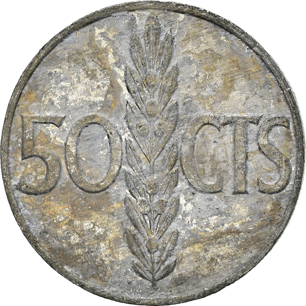 Munten, Spanje, 50 Centimos