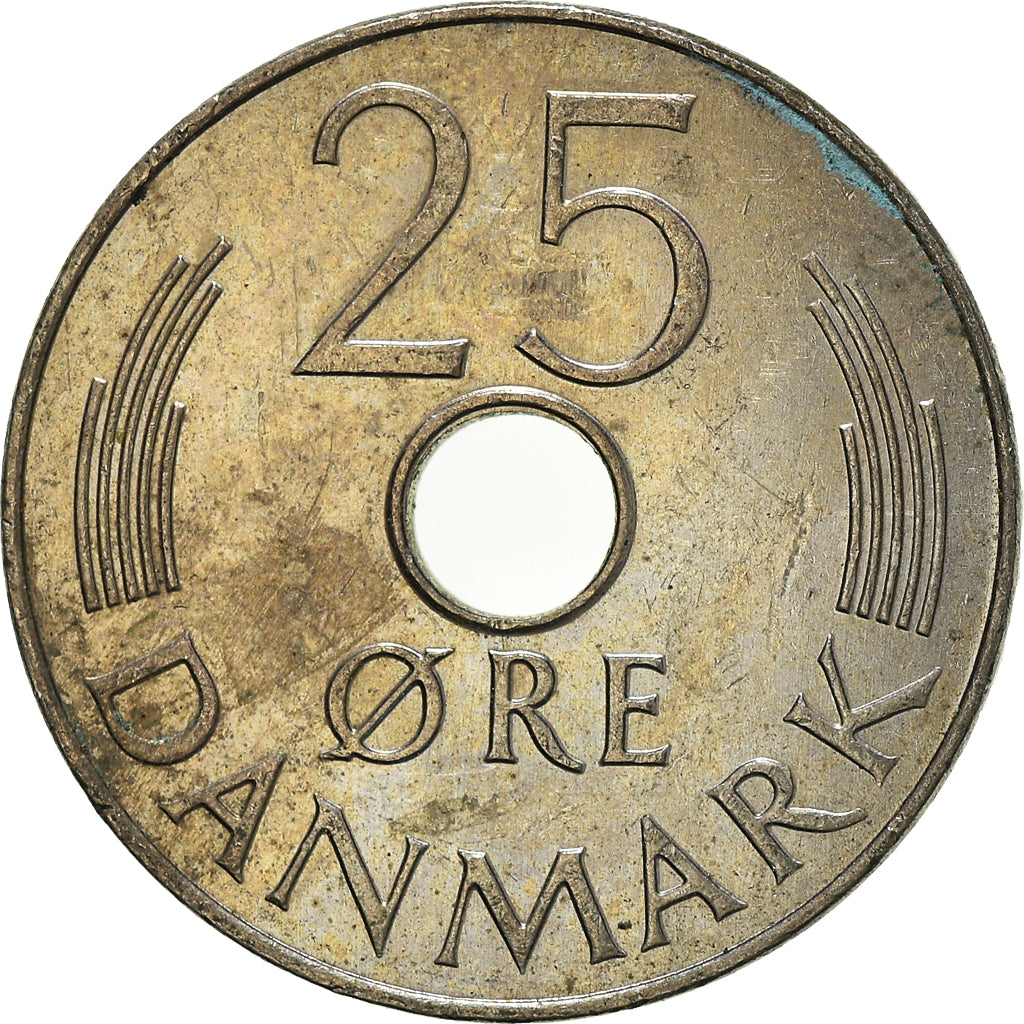 Coin, Denmark, 25 Öre, 1988