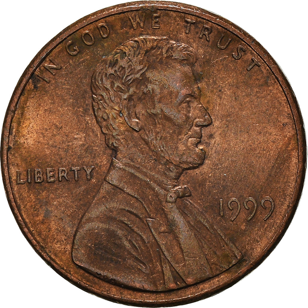 Coin, United States, Cent, 1999