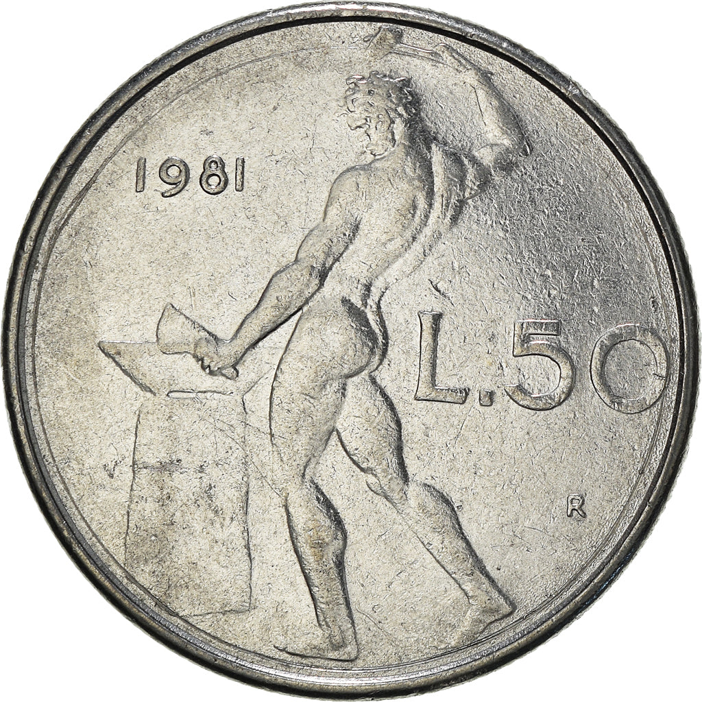 Munten, Italië, 50 Lire, 1981