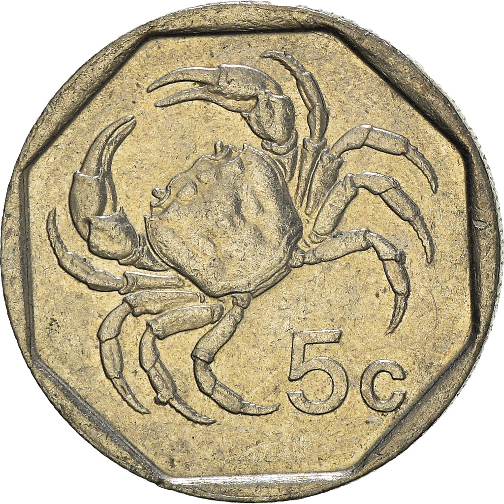 Munten, Malta, 5 Cents, 1998
