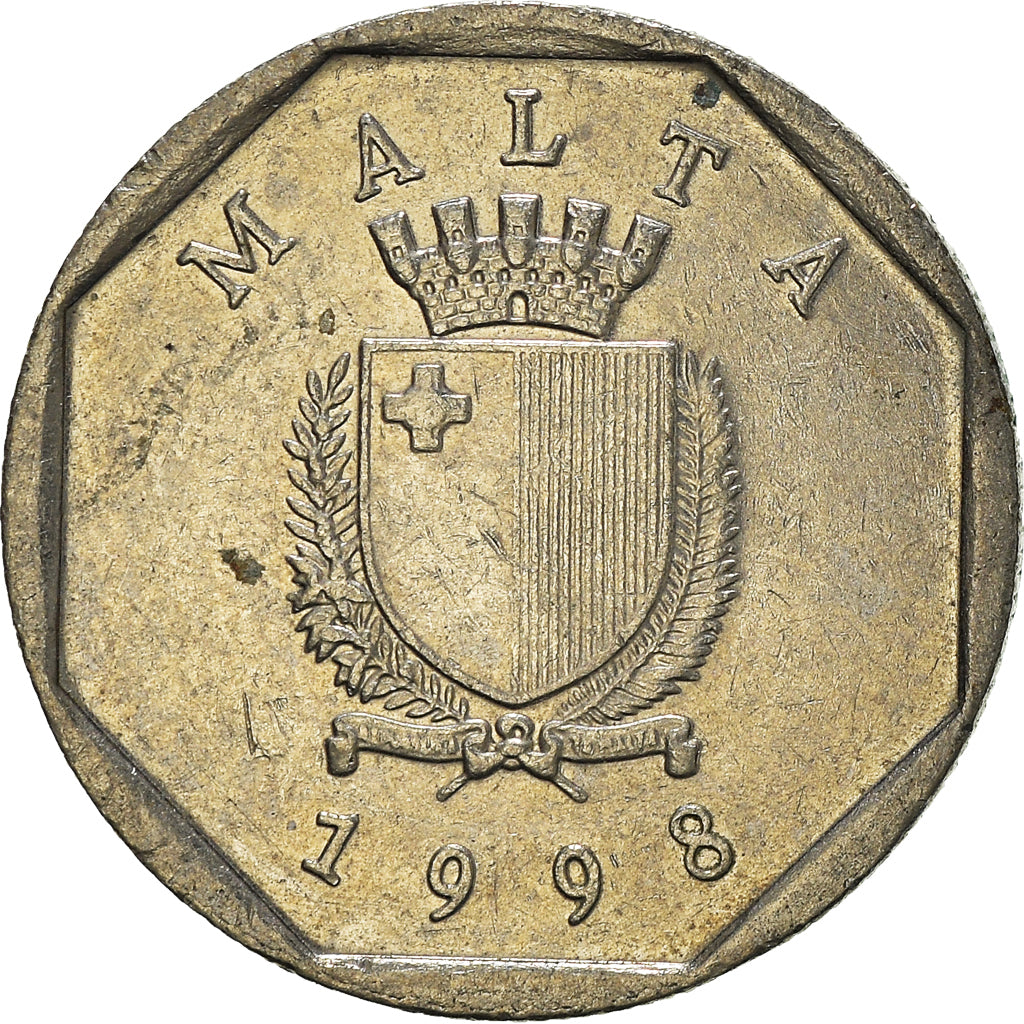 Munten, Malta, 5 Cents, 1998