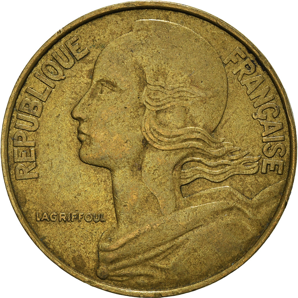 Moeda, França, 20 Centimes, 1974