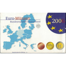 Germany, Proof Euro Set of 9 coins, 2006 J