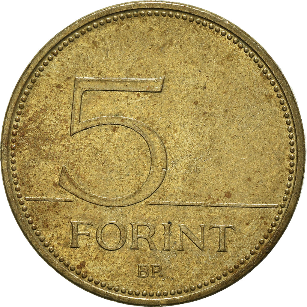 Moeda, Hungria, 5 Forint, 1995