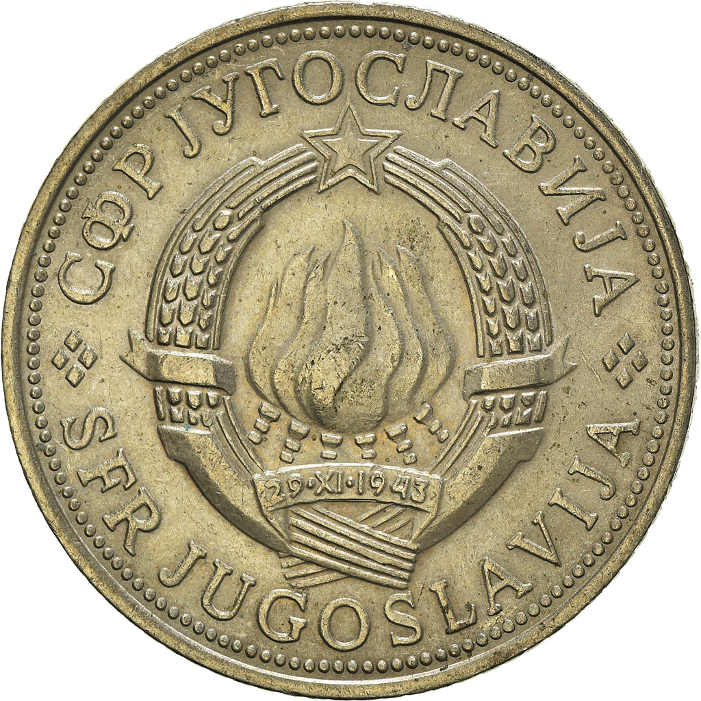 Münze, Jugoslawien, 5 Dinara, 1972