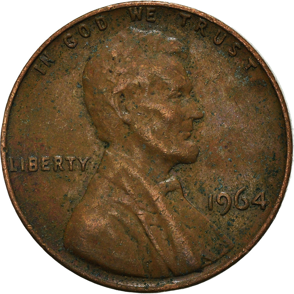 Moneta, Stati Uniti, Cent, 1964