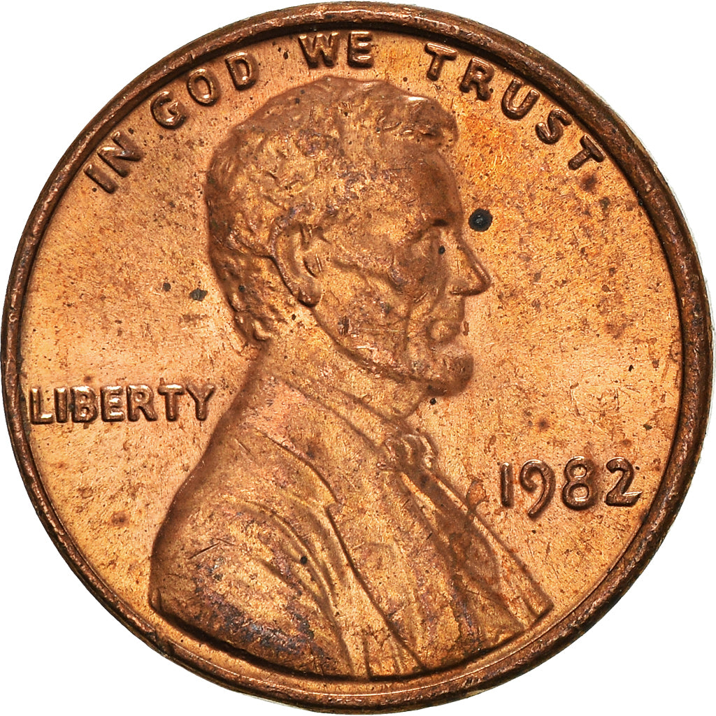 Münze, Vereinigte Staaten, Cent, 1982