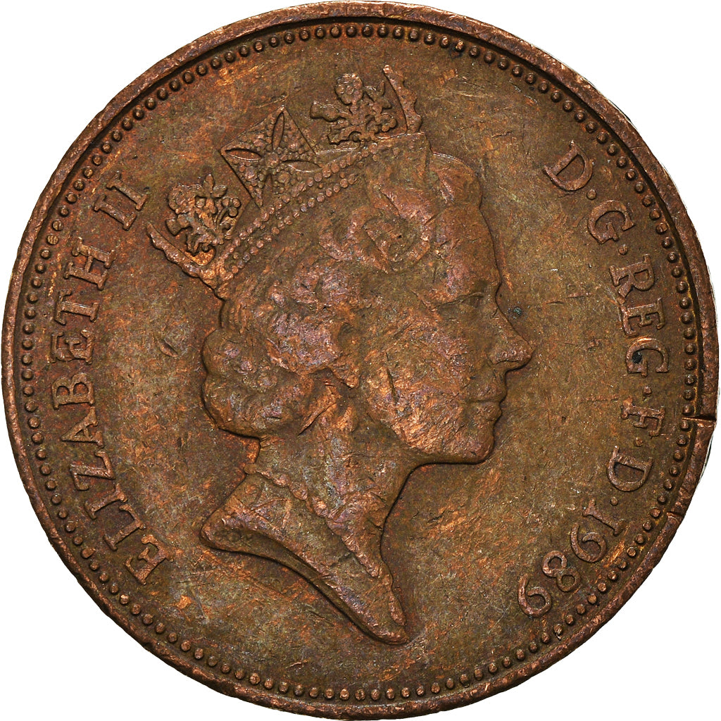 Moeda, Grã-Bretanha, 2 Pence, 1989