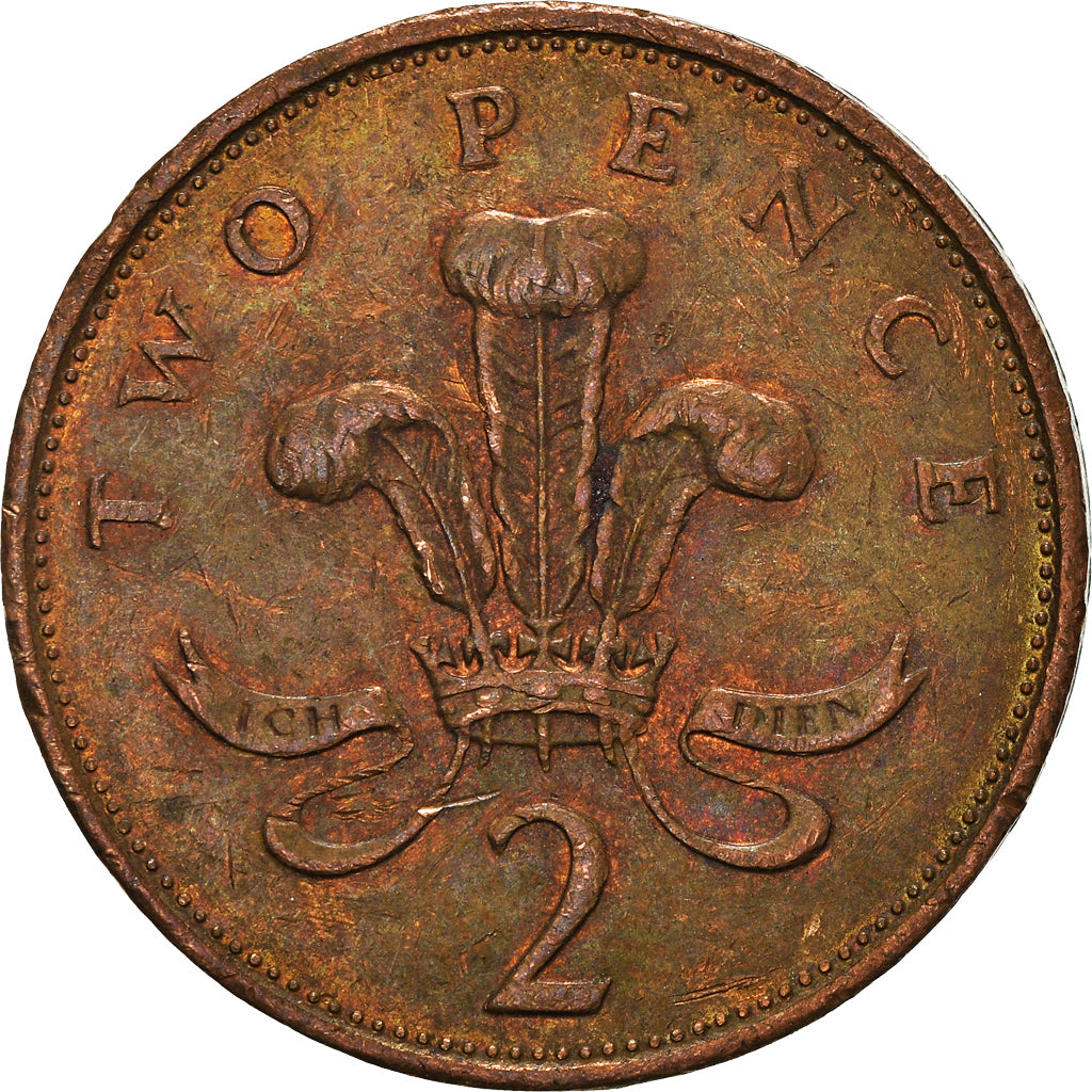 Moeda, Grã-Bretanha, 2 Pence, 1989
