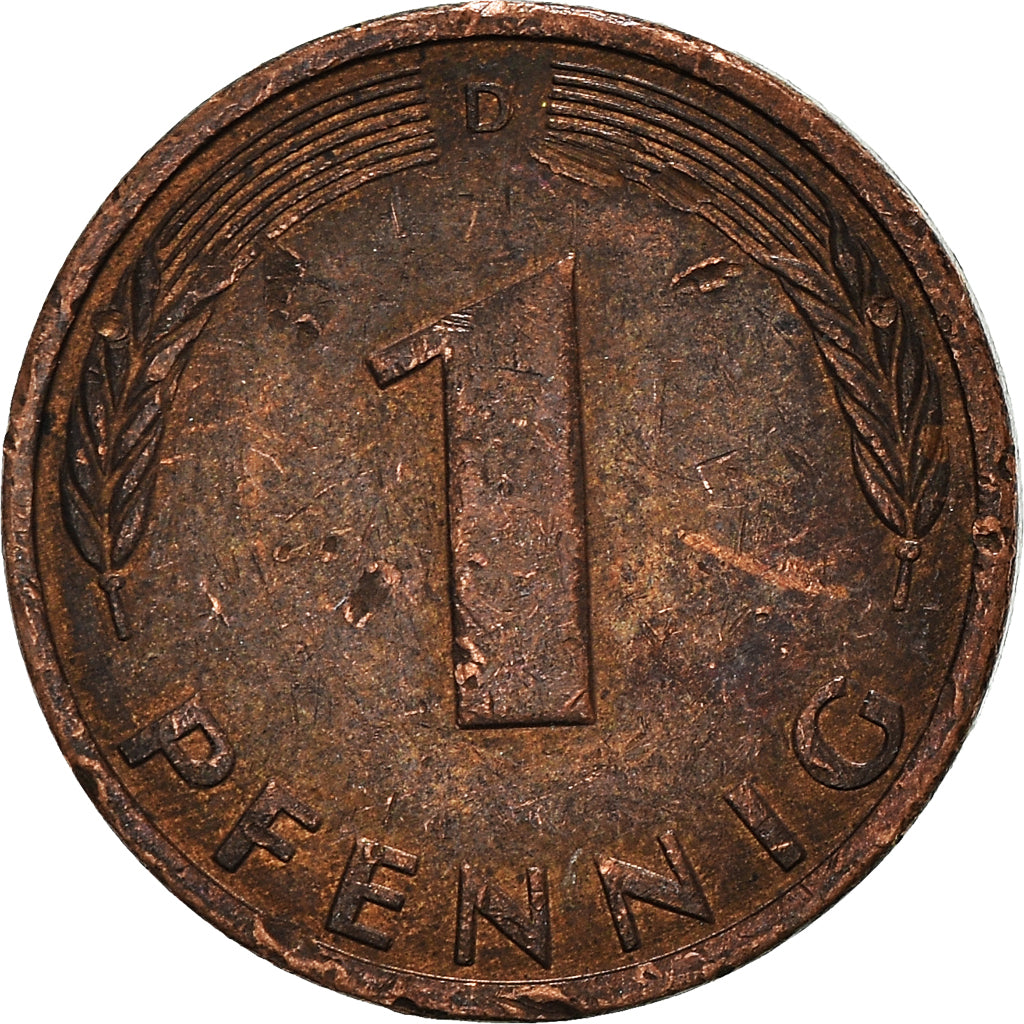 Moneta, Niemcy - RFN, Pfennig, 1981
