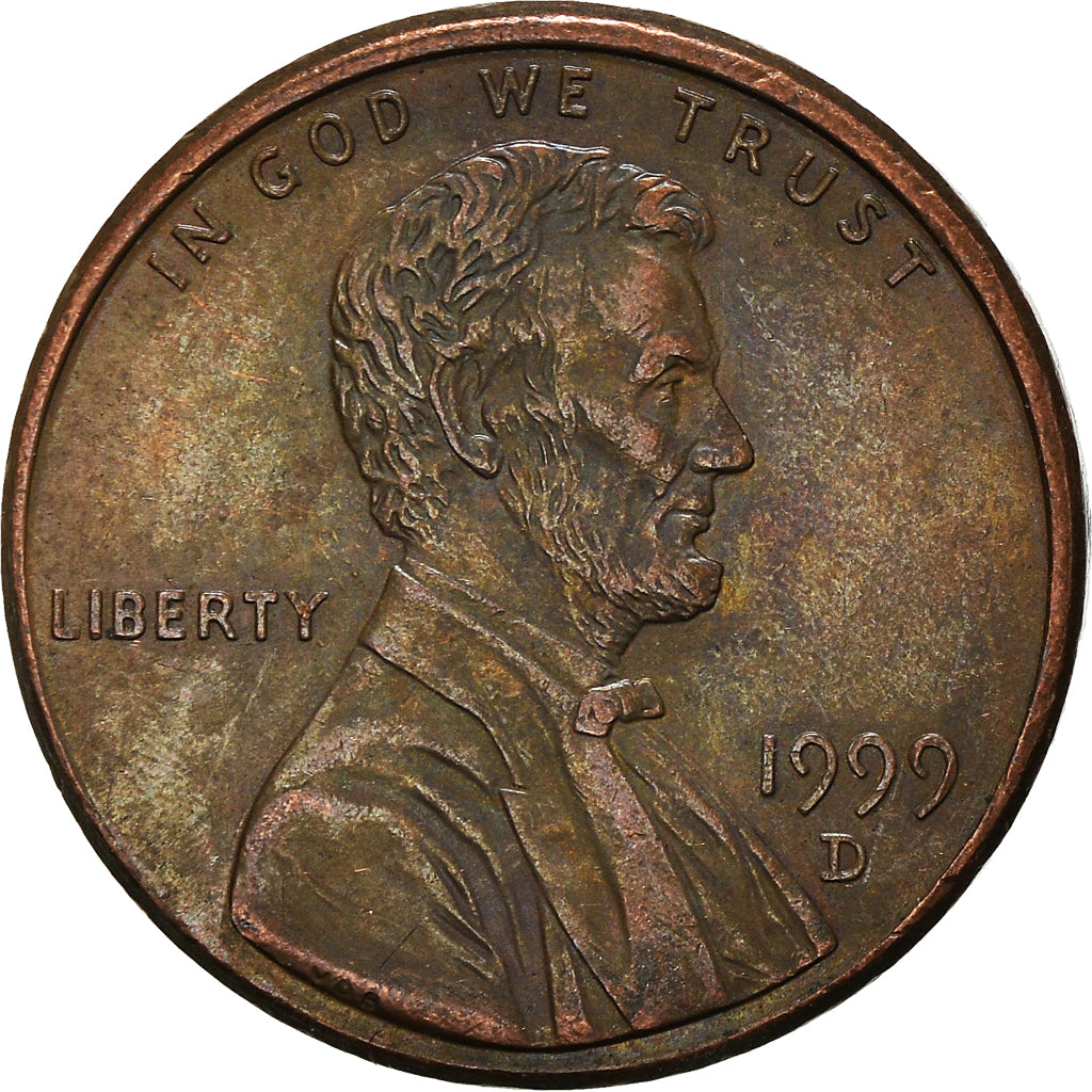 Coin, United States, Cent, 1999