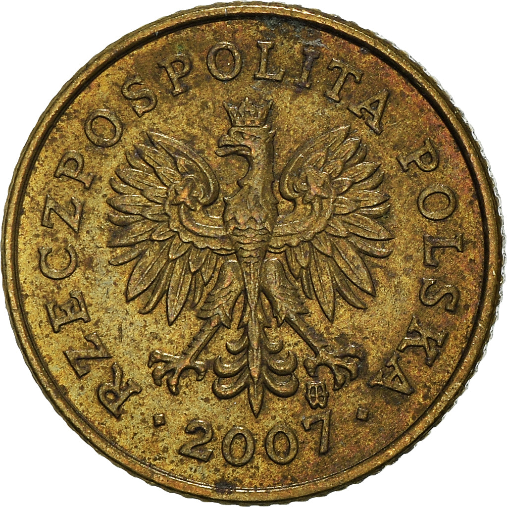 Moneta, Polonia, Grosz, 2007