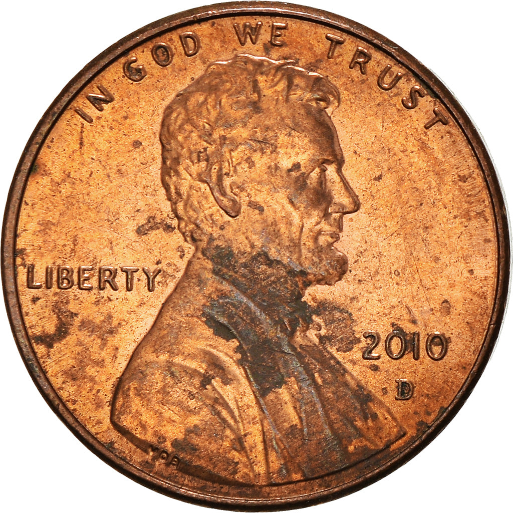 Münze, Vereinigte Staaten, Cent, 2010