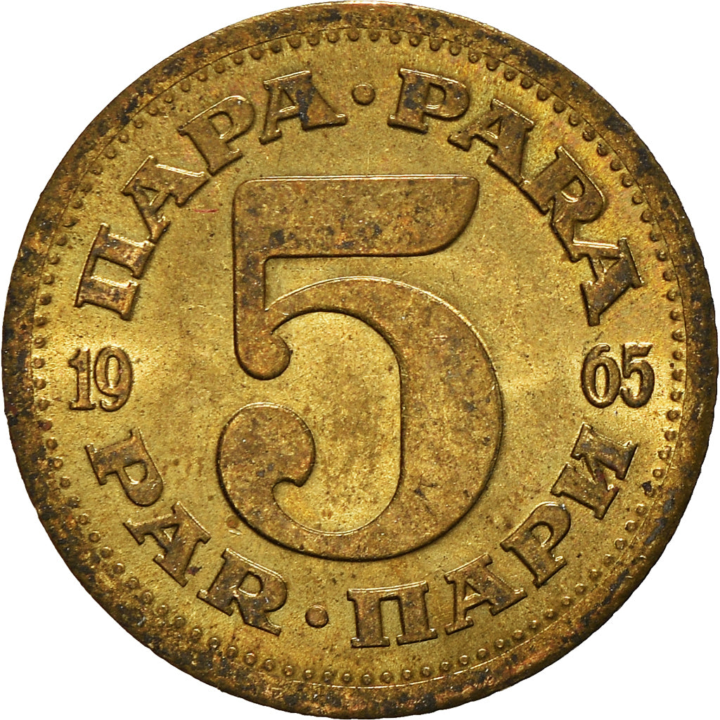 Münze, Jugoslawien, 5 Para, 1965