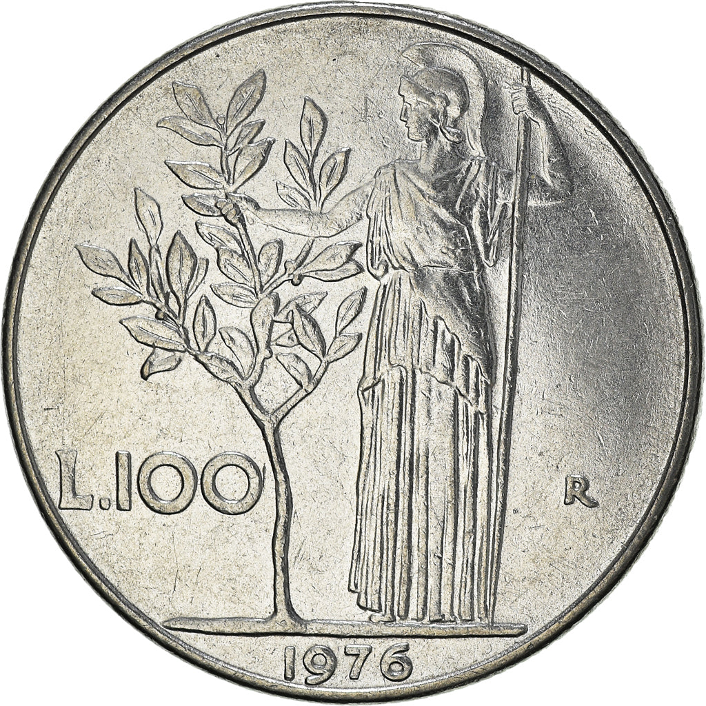 Moneda, Italia, 100 Lire, 1976