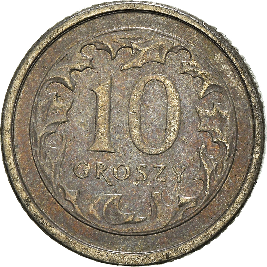 Moneta, Polonia, 10 Groszy, 2003