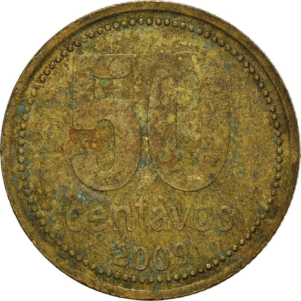 Moneda, Argentina, 50 Centavos, 2009