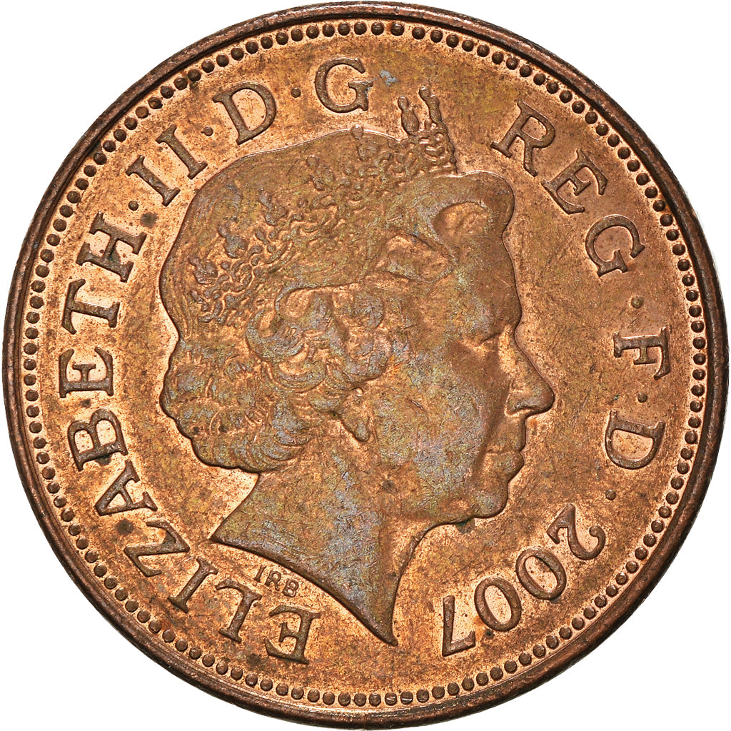 Moeda, Grã-Bretanha, 2 Pence, 2007