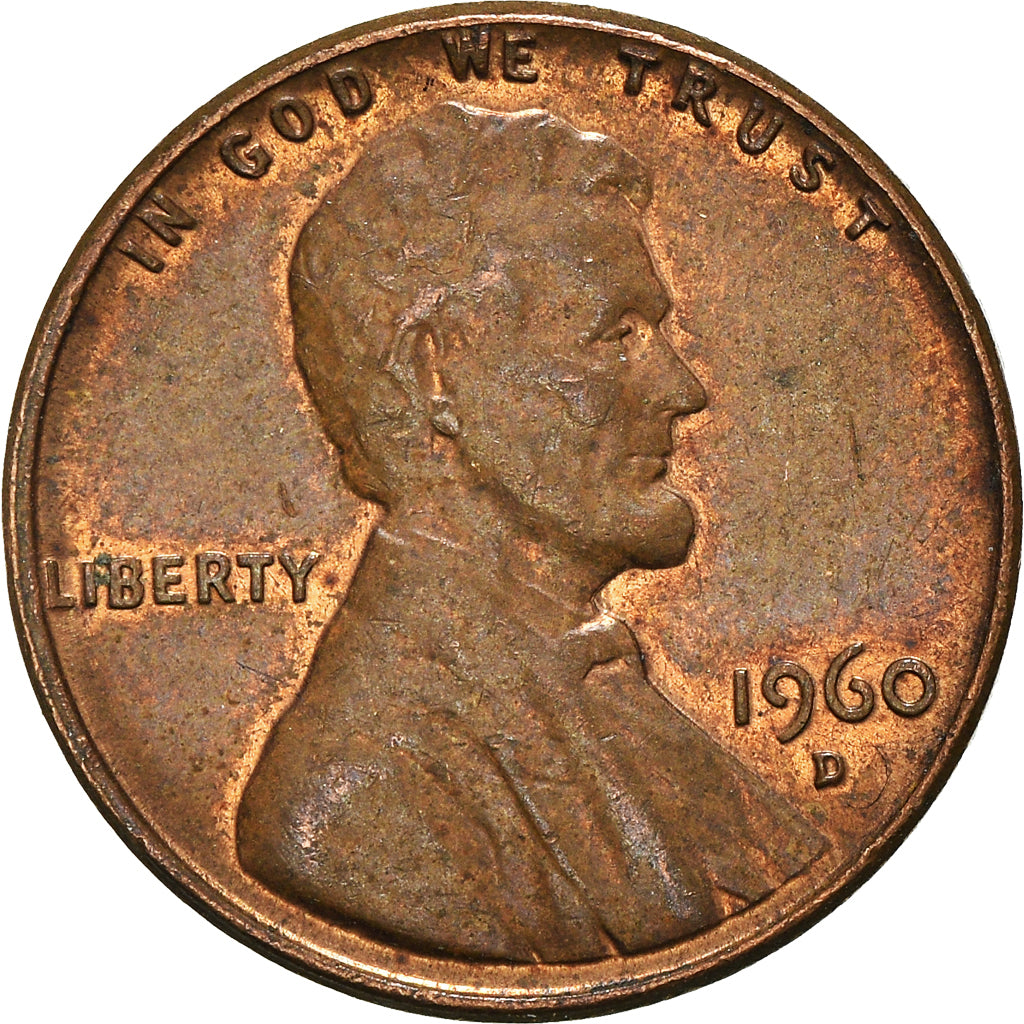 Moneta, Stati Uniti, Cent, 1960
