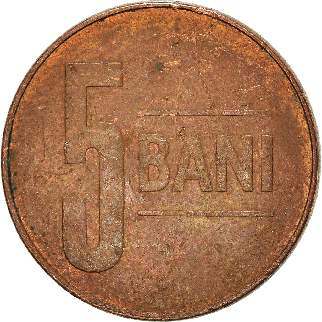 Moneta, Romania, 5 Bani, 2007